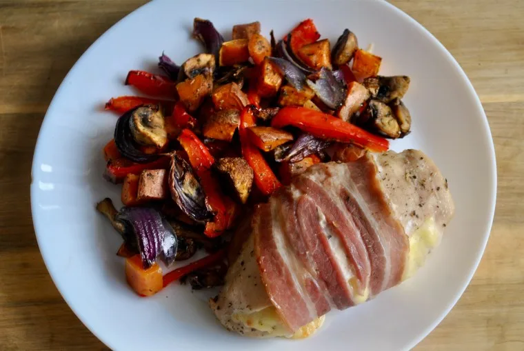 Bacon Wrapped Cheesy Chicken Recipe - 1
