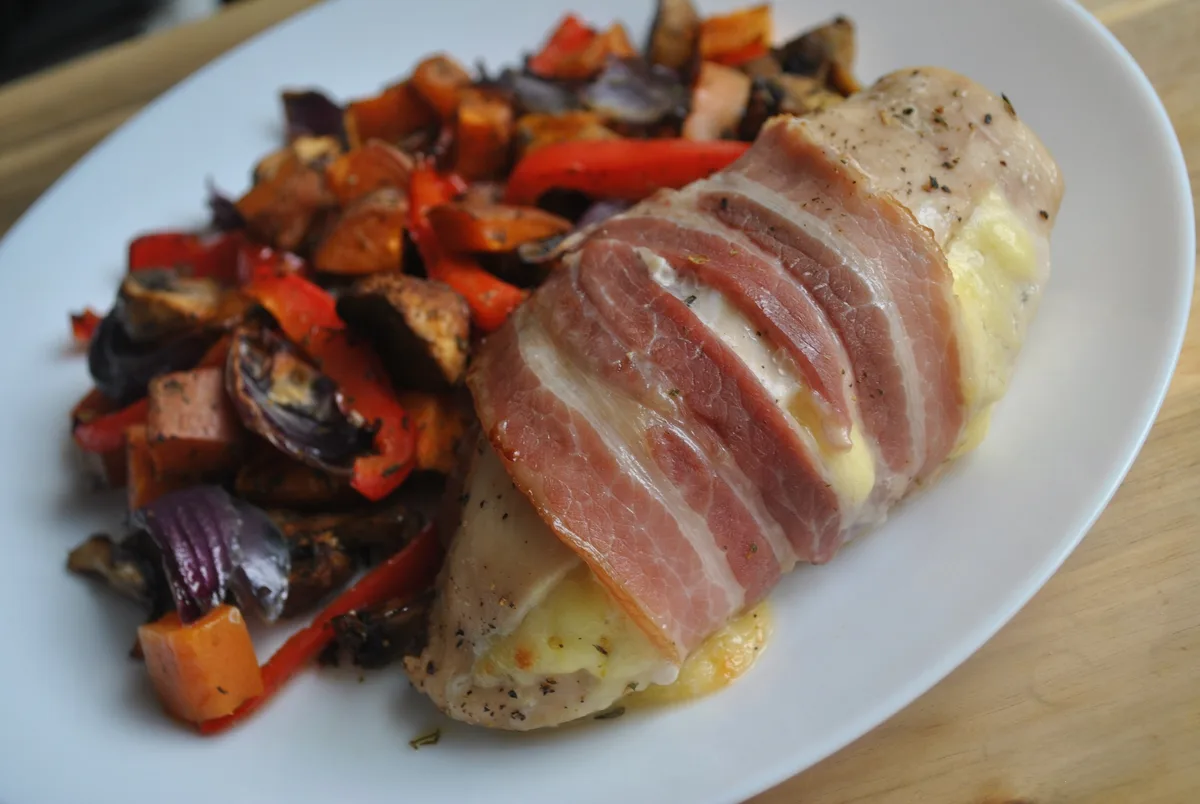 Bacon Wrapped Cheesy Chicken Recipe - 2