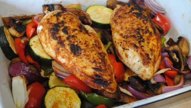 Chicken and Mediterranean Vegetables Recipe