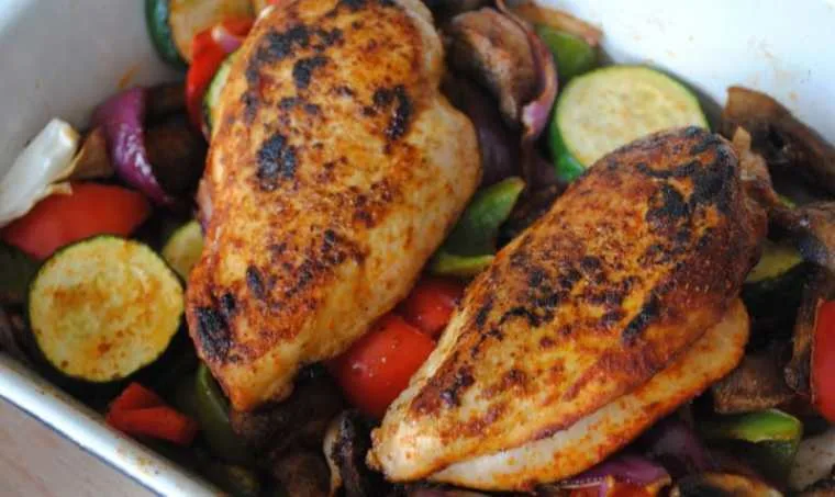 Chicken and Mediterranean Vegetables Recipe  - 2