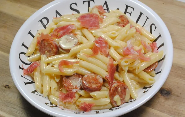 Chorizo Pasta Carbonara For One Recipe - 2