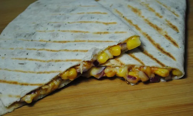 Crunchy BBQ Quesadillas recipe