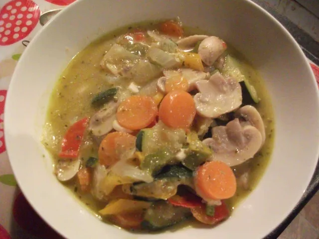 Vegetables in Pesto Sauce