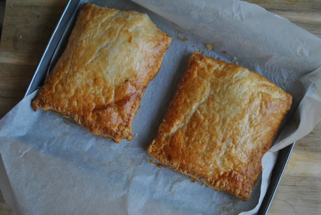 Garlic and Cheese Chicken Puff Pastry Bake Recipe - 1