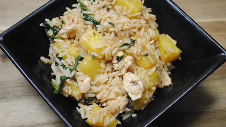 Healthy Turkey and Pineapple Rice Stir Fry recipe - 1