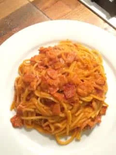 Tomato soup pasta