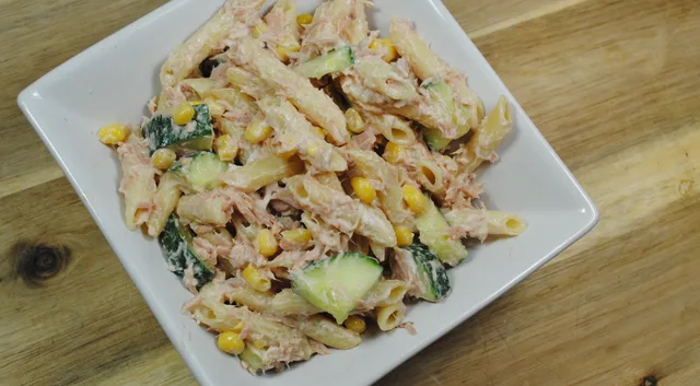Pasta and Tuna Mayonnaise Salad Recipe - 1