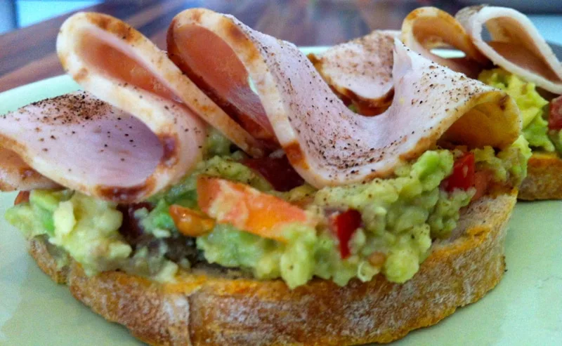 Simple and quick Turkey and Avocado sandwich