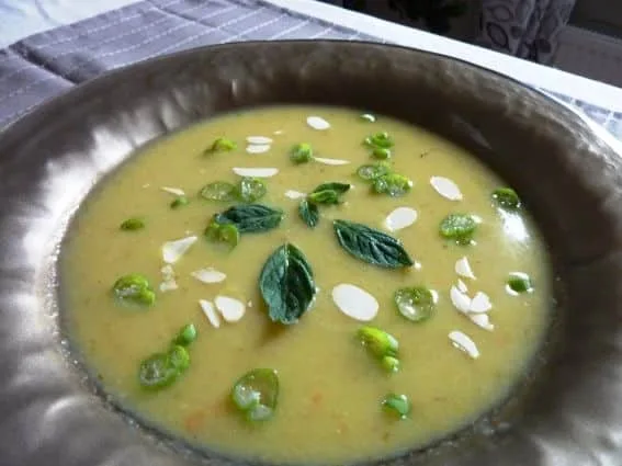 Apple and Leak soup