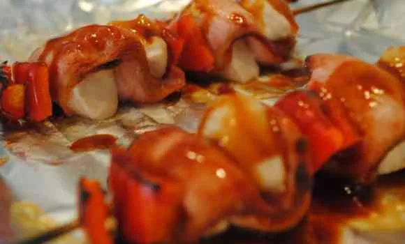 bacon turkey kebab 4