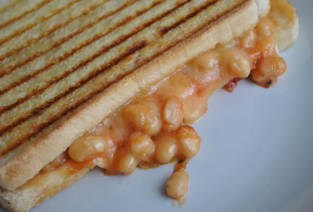 baked bean toastie recipe - 1