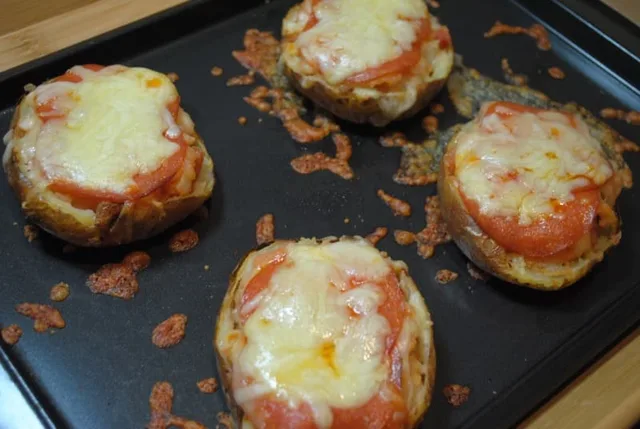 Pizza Baked Jacket Potatoes Recipe