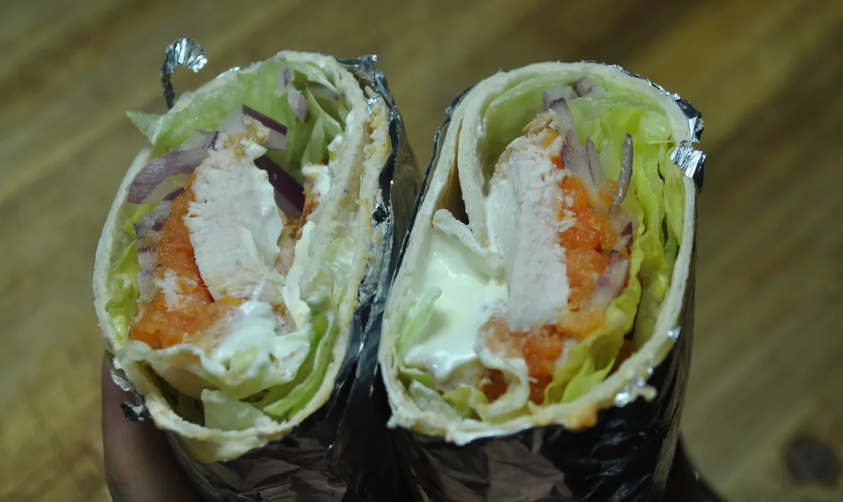 cajun chicken sweet potato burrito recipe - 3