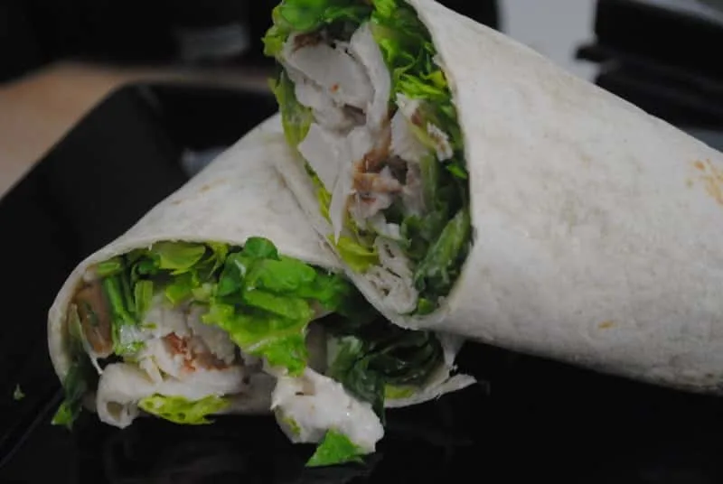 Chicken And Bacon Caesar Wraps Recipe