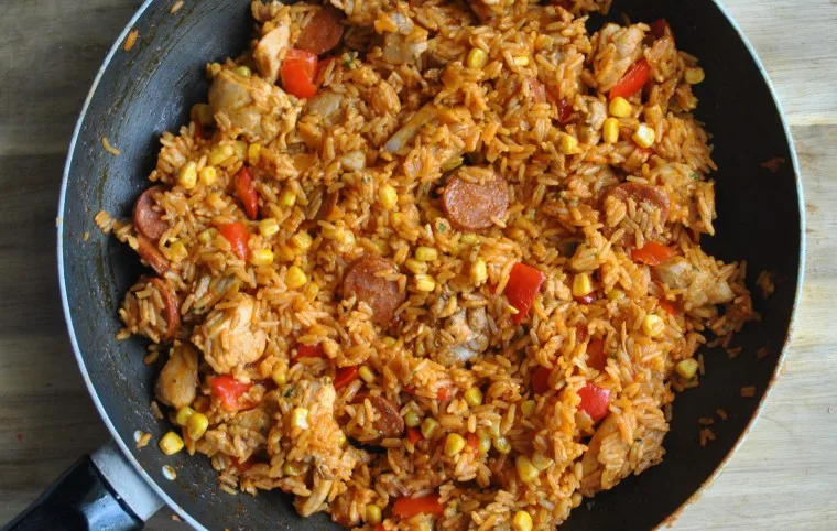 chicken chorizo rice recipe - 1 (1)