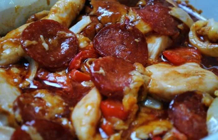 chicken pepperoni bake 4