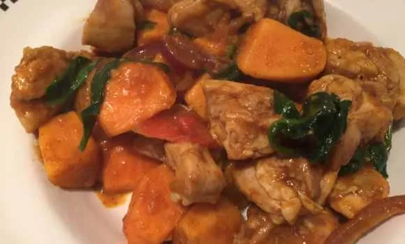 chicken sweet potato curry 2