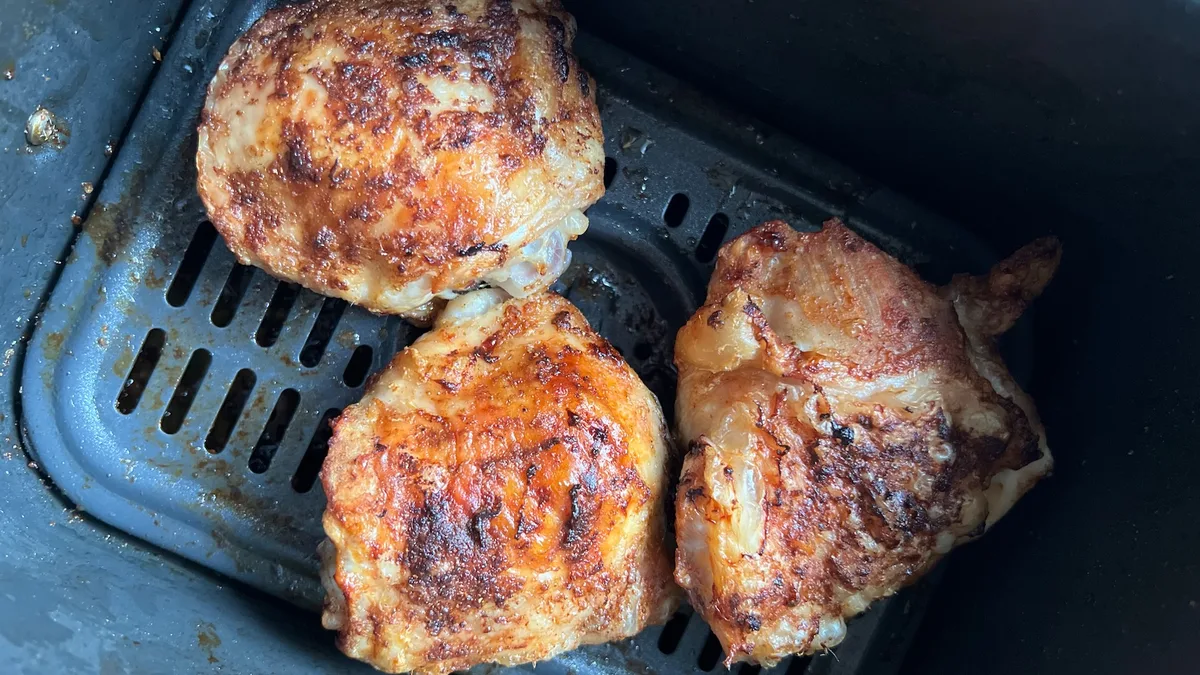 Perfect Crispy Chicken Thighs in an Air Fryer