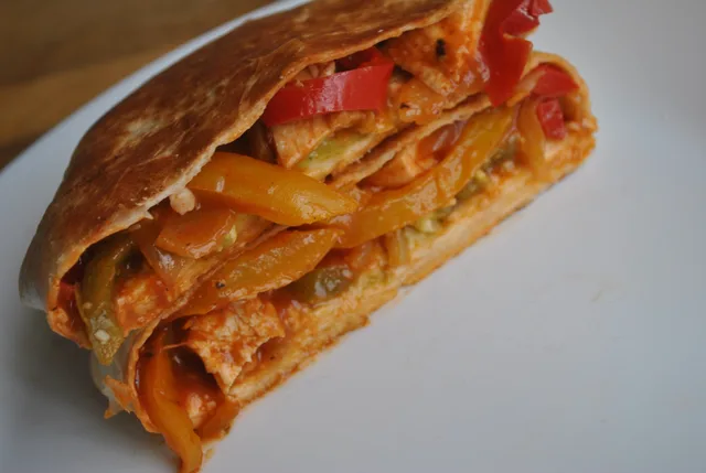 Chicken Toasted Tortilla Pockets