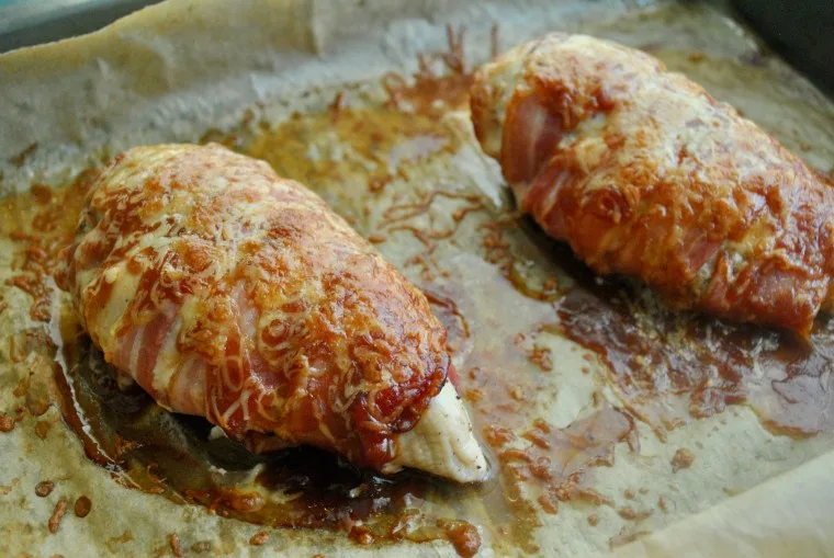 chicken wrapped bbq cheese bacon recipe - 2