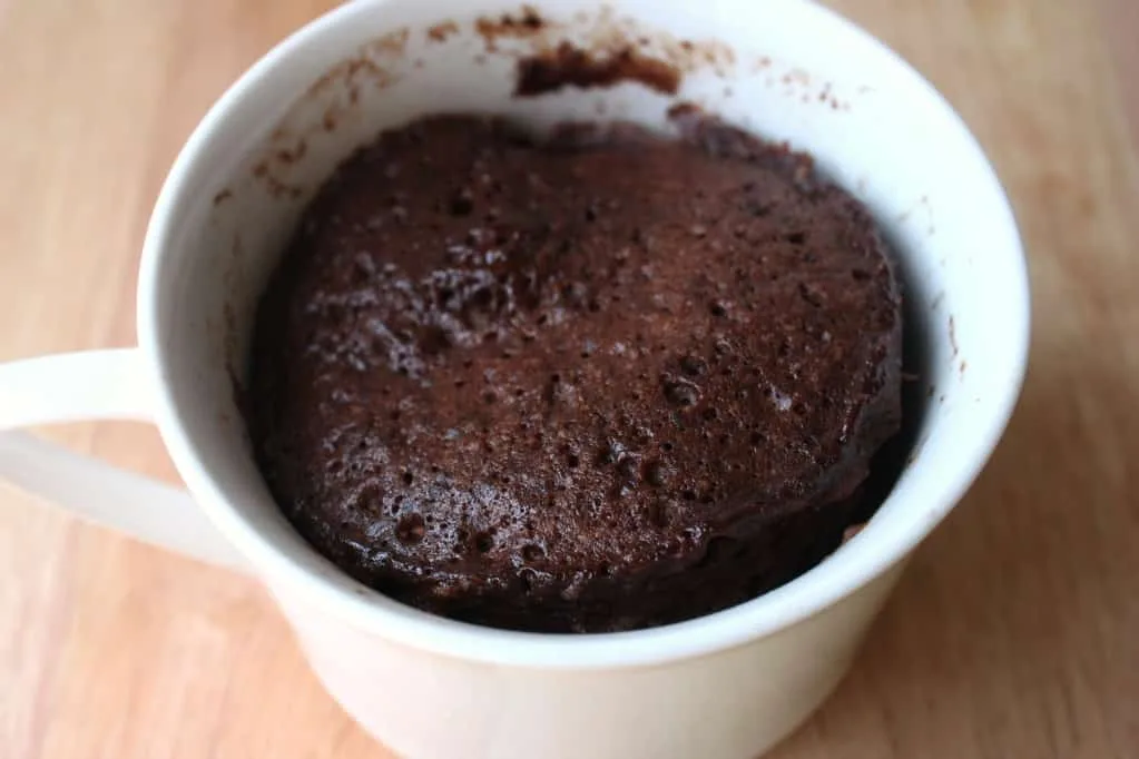 Mug Cake student recipe: Five minute chocolate cup cake
