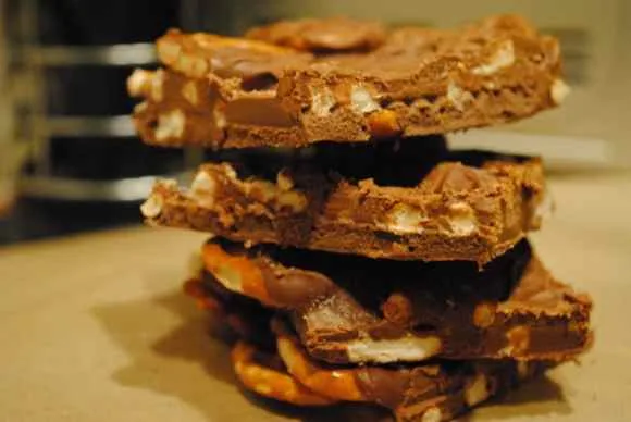 chocolate pretzel block 3