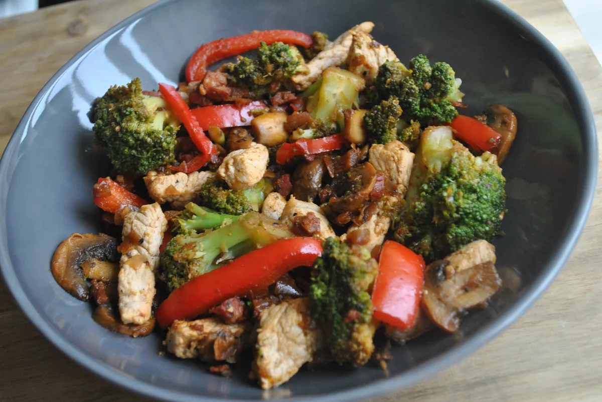 Pork and Chorizo Stir Fry Recipe