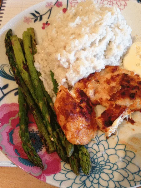 Grilled Chicken and Coconut rice