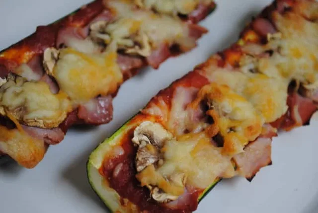 Healthy Courgette Pizzas student recipe