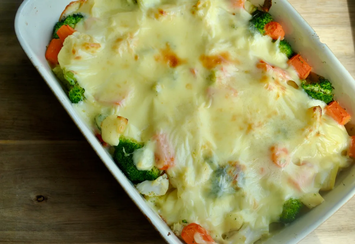 creamy cheese vegetable bake recipe - 3