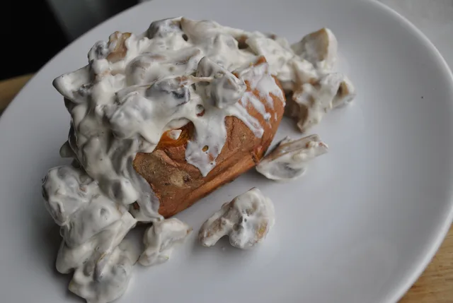 creamy mushroom baked potato recipe - 1