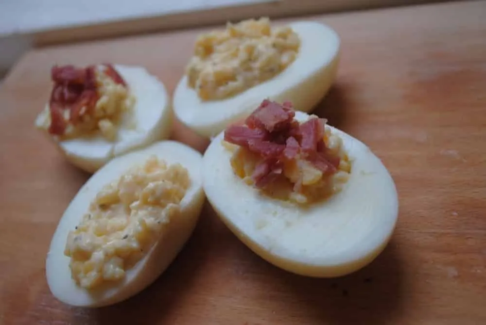 Make boiled eggs less boring with devilled eggs