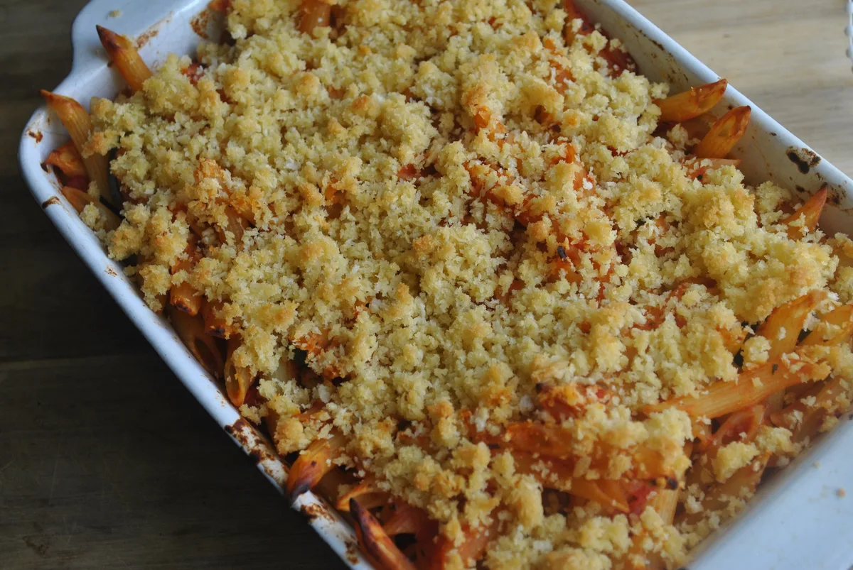 garlic vegetable pasta bake recipe - 2