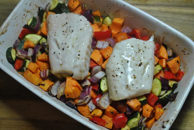 healthy rainbow fish bake recipe - 2
