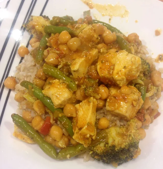 Balti style chicken