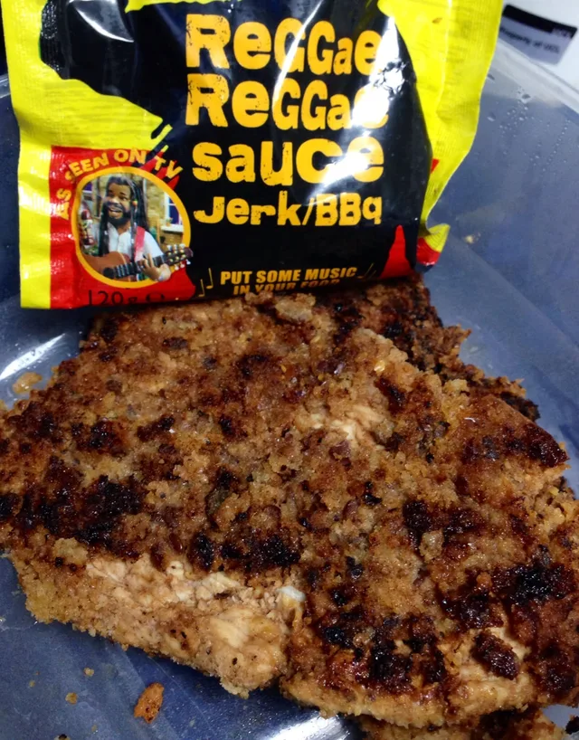 Easy Breaded Turkey with Reggae reggae sauce