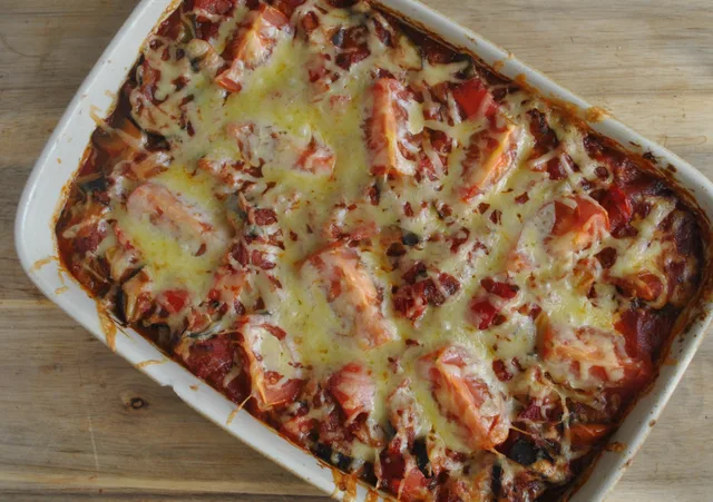 low carb vegetarian tomato bake reipe - 2