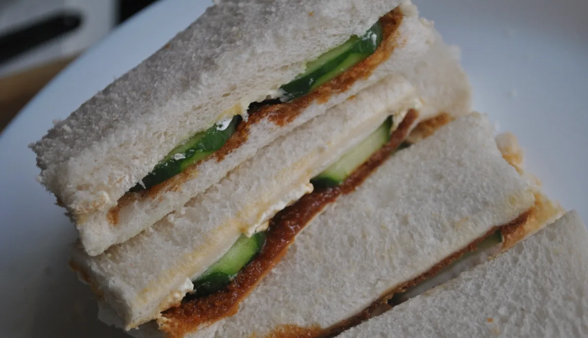 marmite cucumber cheese sandwiches recipe - 1