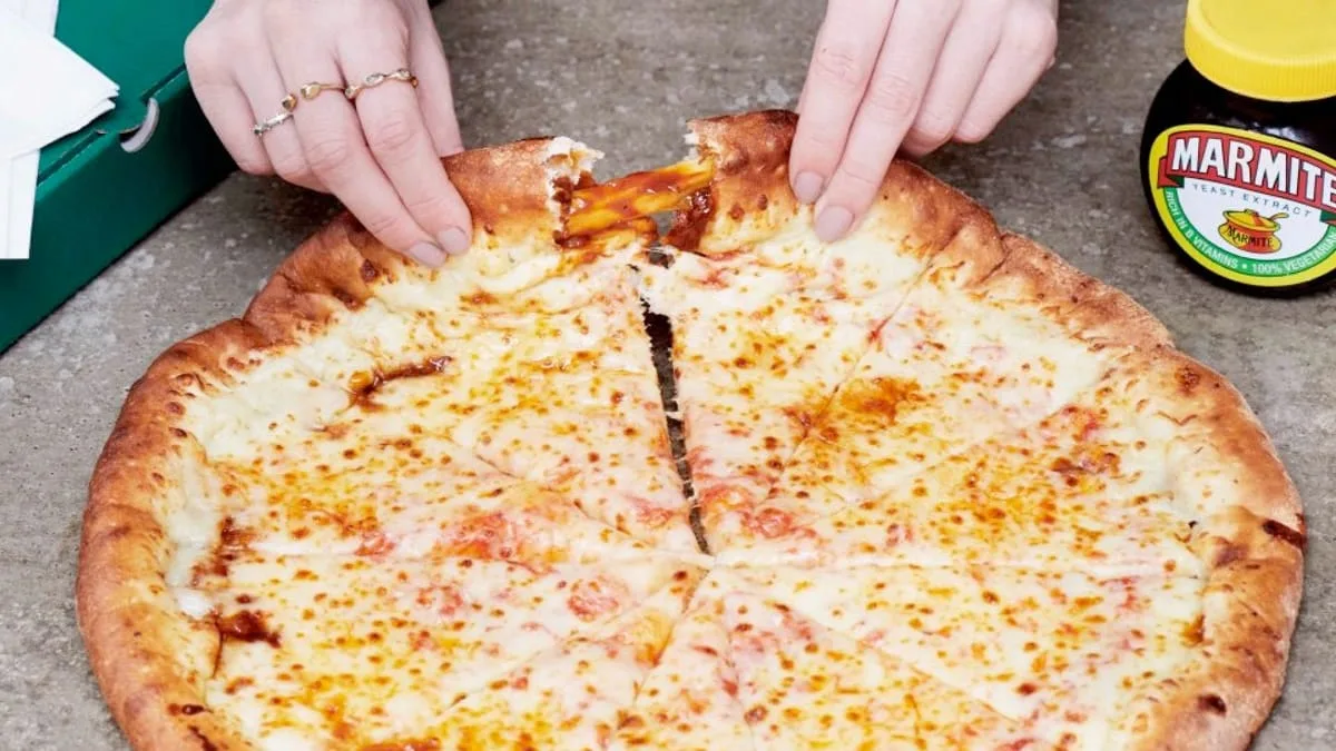 marmite stuffed pizza crust