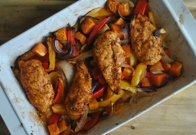 mexican chicken traybake recipe - 1