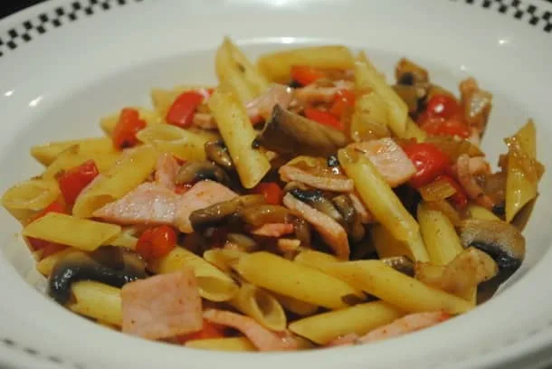 Sweet and smokey honey bacon Pasta recipe