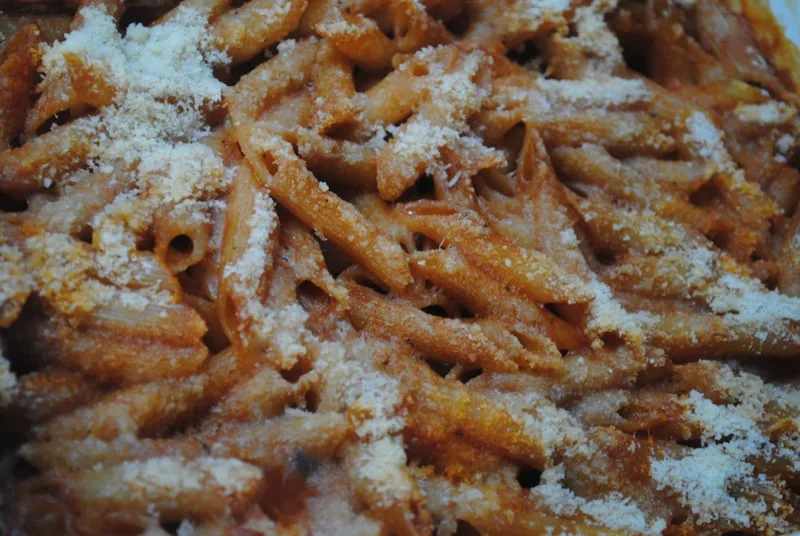 Pasta bake without boiling or cooking the pasta first!