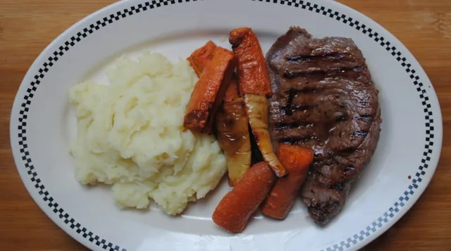 Quick and easy half-‘roast’ dinner