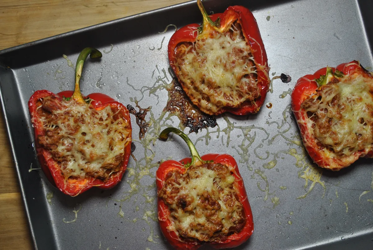 roasted stuffed peppers recipe - 2
