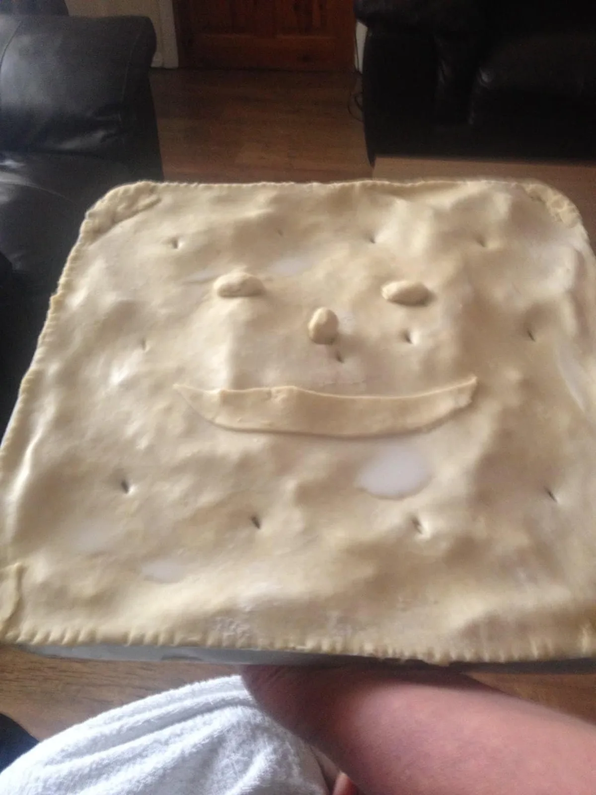 Corned beef and potato pie