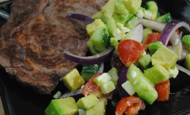 Summer Salad and Steak Recipe