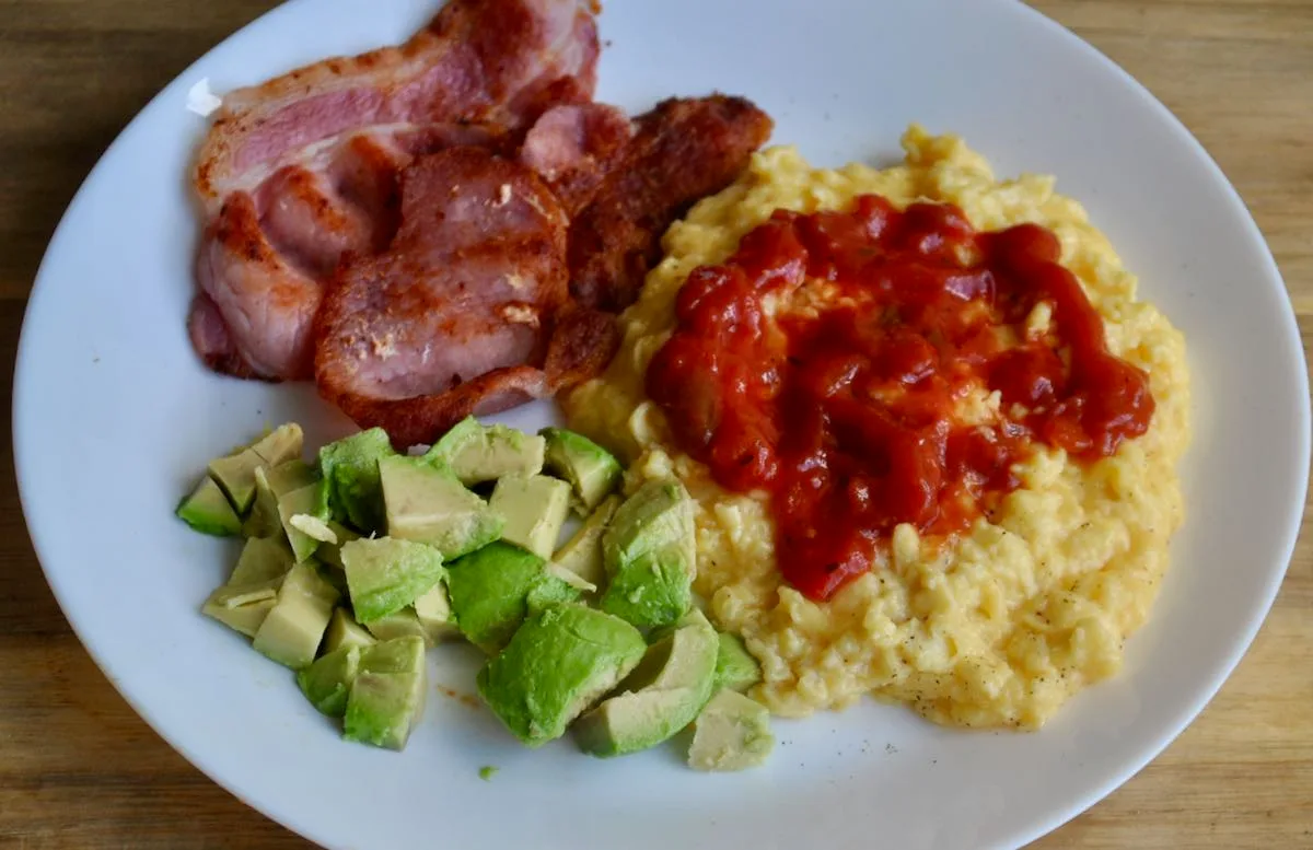 salsa scrambled eggs recipe - 1 (1)