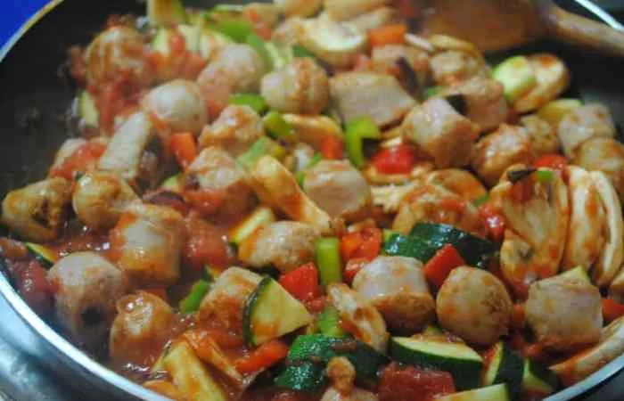 sausage pasta bake 1