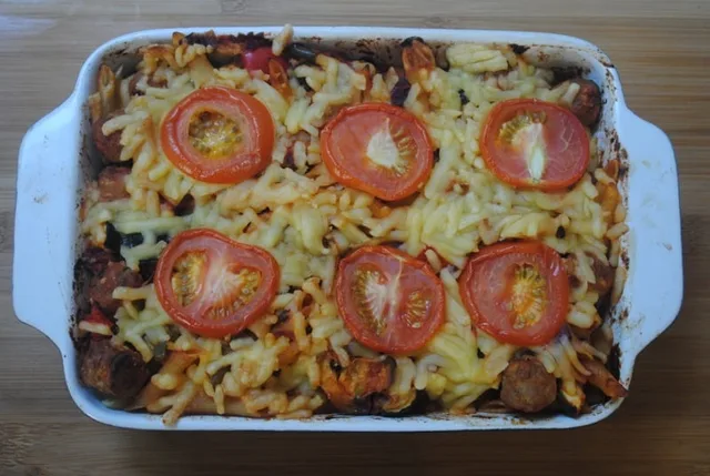Sausage Pasta Bake student recipe