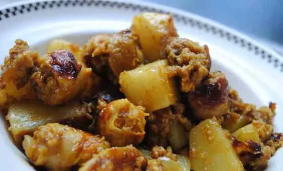 sausage potato curry 3